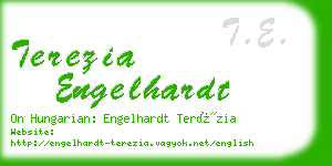 terezia engelhardt business card